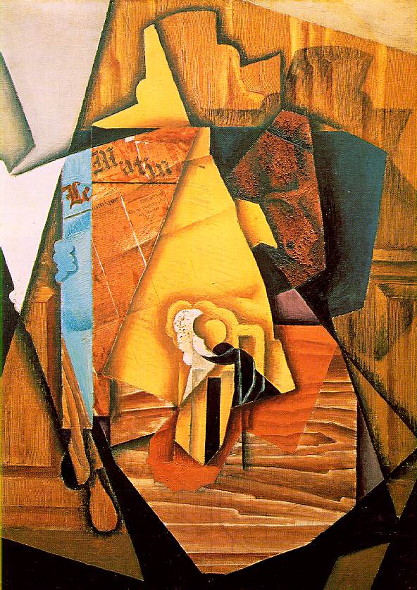 Juan Gris Gris A man in a cafe